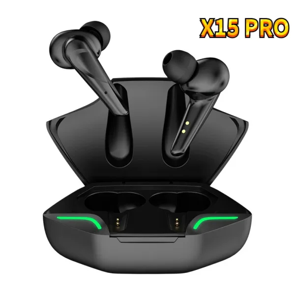 Auriculares inal mbricos X15 para videojuegos cascos con bluetooth 5 0 TWS est reo baja latencia