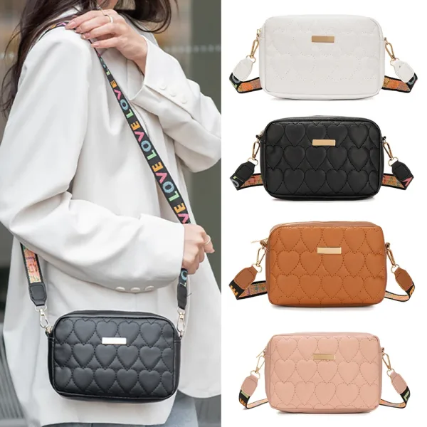 Bolso cruzado con bordado de celos a para mujer bandolera peque a Retro de Color s