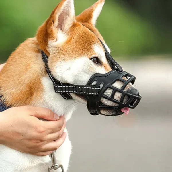 Bozal transpirable c modo para perros m scara antiladridos para perros medianos y grandes protector contra