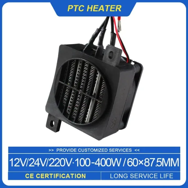 Calentador de huevos termost tico ventilador de CC de 250W 220V 12V PTC elemento de calefacci