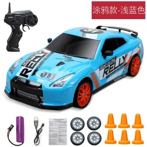 Coche de carreras teledirigido 4WD para ni os juguete de 2 4G modelo GTR AE86 regalo