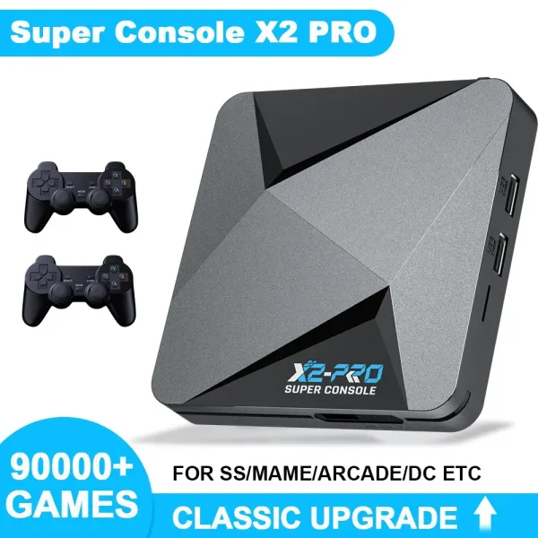 Consola de videojuegos retro KINHANK superconsola X2 Pro con videojuegos 90000 para PS1 DC MAME SS