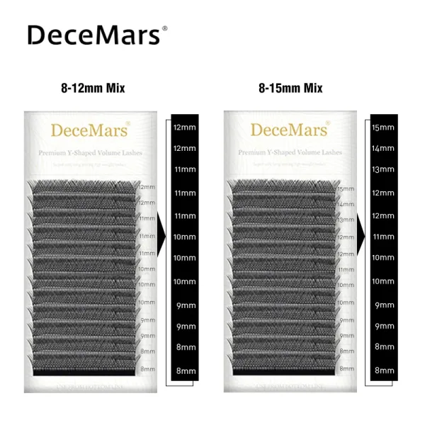 Imagen Del Producto Fabuloso Extensiones De Pestañas Decemars Yy Shape | Compra Online En Tiendafiable