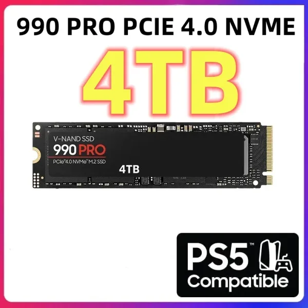 Disco Duro de estado s lido 990PRO para consola de juegos port til PC PS5 1TB