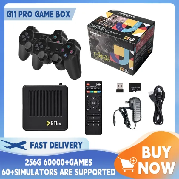 G11 Pro Game Box 4K HD TV Game Stick consola de videojuegos de 128G m s