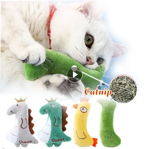 Juguete de hierba gatera para gato Varita divertida palo de menta juguete interactivo para mascotas suministros