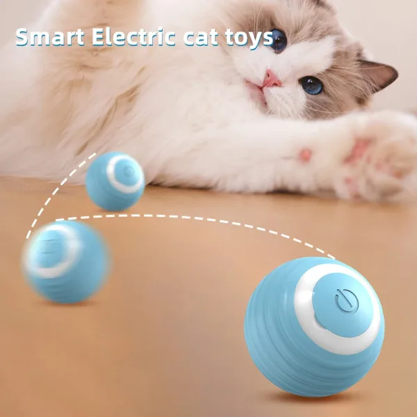 Juguetes de pelota el ctrica para gatos juguetes inteligentes para gatos juguetes interactivos para gatos juguetes