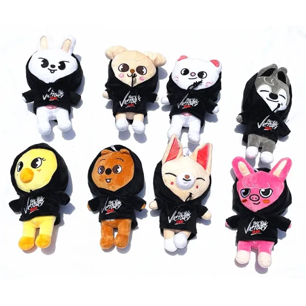 Juguetes de peluche de Stray Kids Skzoo mu eco de peluche de animales de dibujos animados