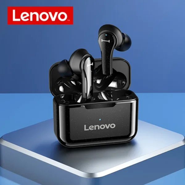 Lenovo auriculares inal mbricos QT82 aud fonos con Bluetooth Control t ctil est reo HD parlante