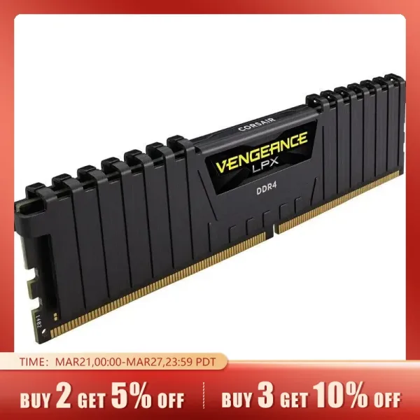 Memoria de escritorio CORSAIR DDR4 RAM Vengeance 16GB 8GB 3200MHz 3600MHz Dimm Memoria Rams PC4 Soporte