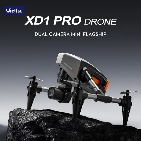 Mini Dron profesional de aleaci n XD1 cuadric ptero con c mara Dual HD WIFI FPV