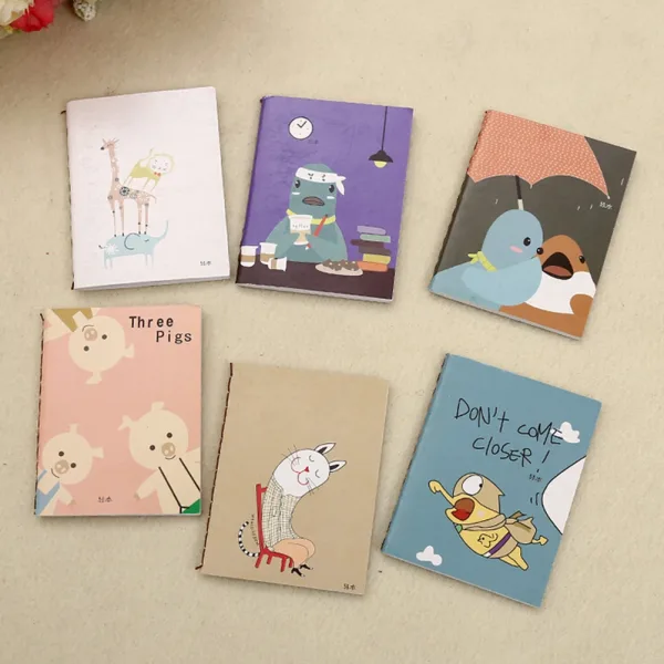 Mini cuaderno Kawaii de dibujos animados para ni as 1 piezas Bloc de notas planificadores diarios