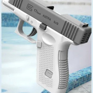 Pistola de agua recargable de largo alcance para ni os juego de fiesta espacio de disparo 6