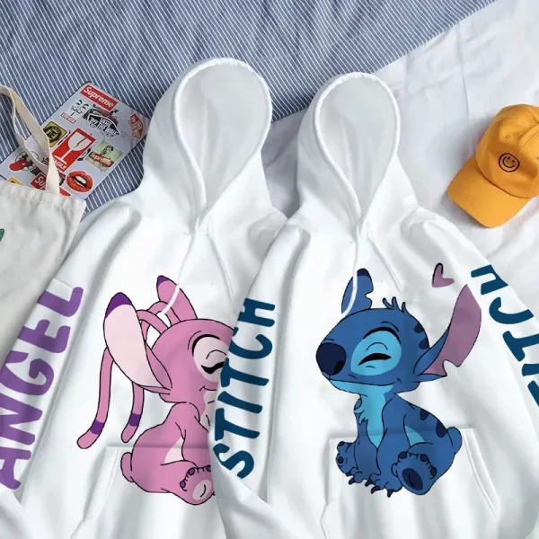 Sudadera con capucha de Disney para mujer su ter con estampado de letras de dibujos animados