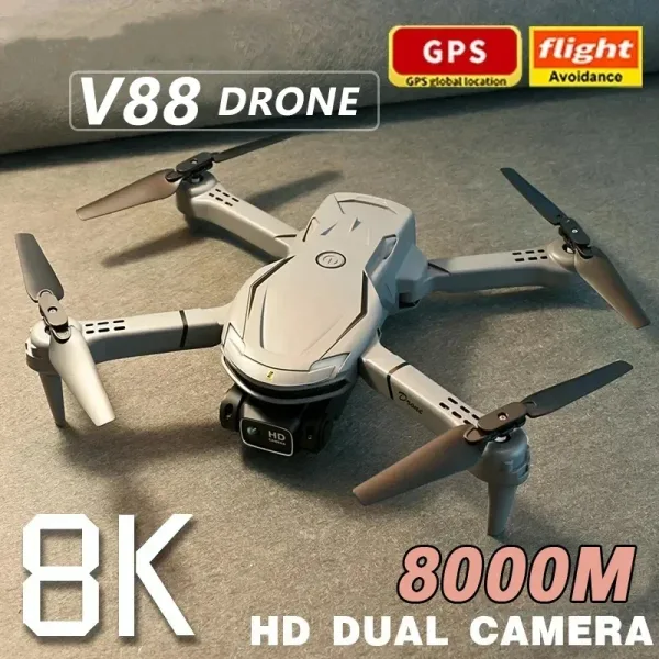 Xiaomi Dron V88 8K 5G GPS profesional fotograf a a rea HD Control remoto avi n