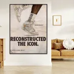 Zapatos-De-Baloncesto-P-Ster-Arte-De-Pared-Estilo-Retro-Decoraci-N-Del-Hogar-Pintura-Mural-3.Webp