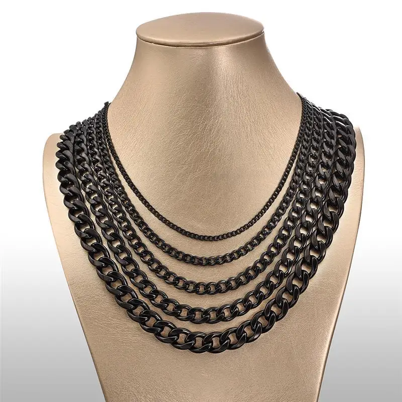 Auténtico Collar Unisex De Cadena De Acero Inoxidable Auténtico Collar Unisex De Cadena De Acero Inoxidable