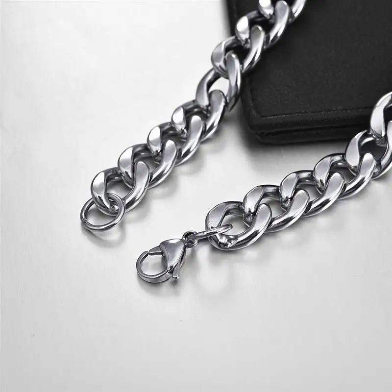 Auténtico Collar Unisex De Cadena De Acero Inoxidable Auténtico Collar Unisex De Cadena De Acero Inoxidable