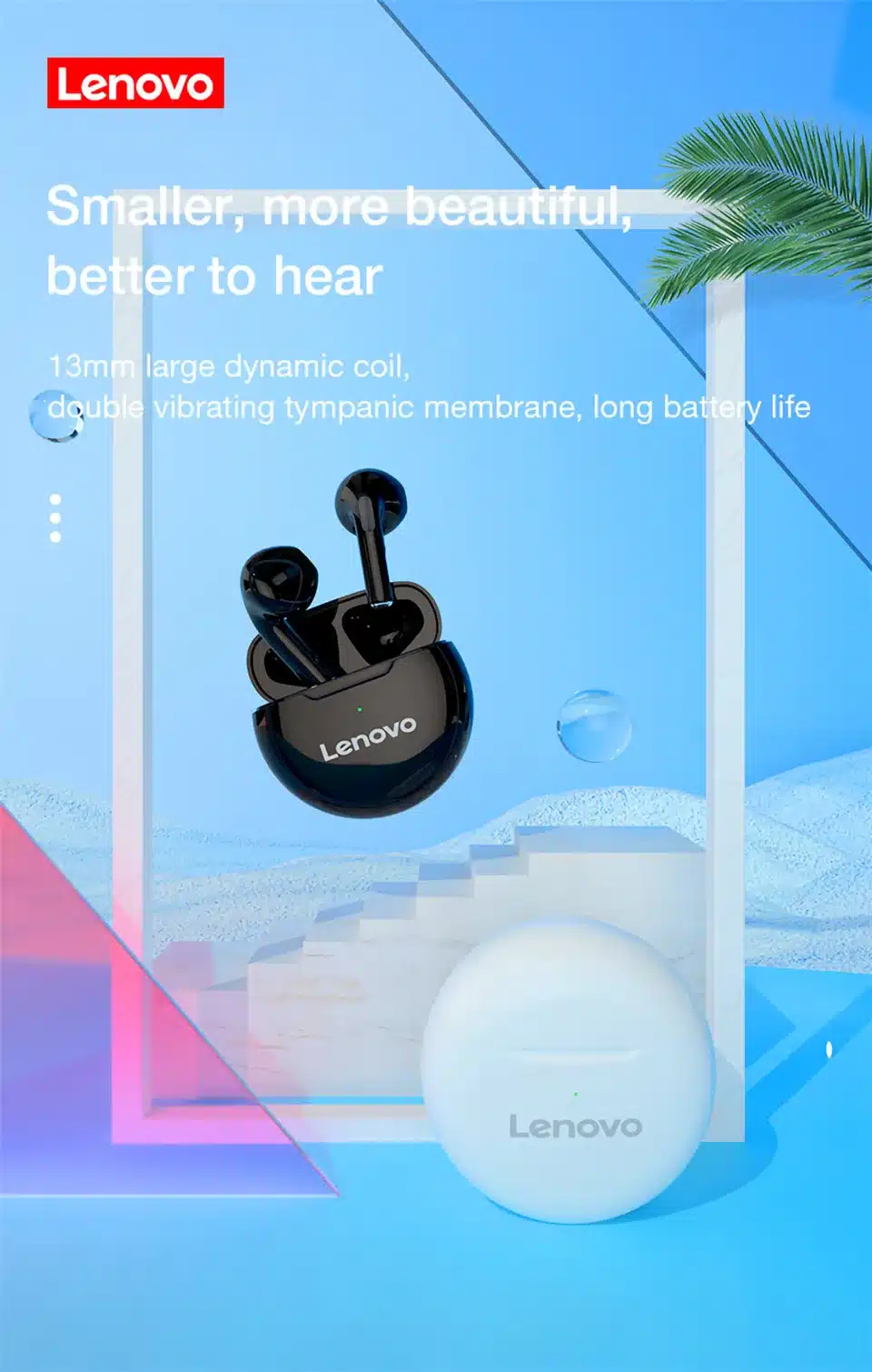Calidad Auténtica Lenovo Auriculares Inalámbricos Calidad Auténtica Lenovo Auriculares Inalámbricos