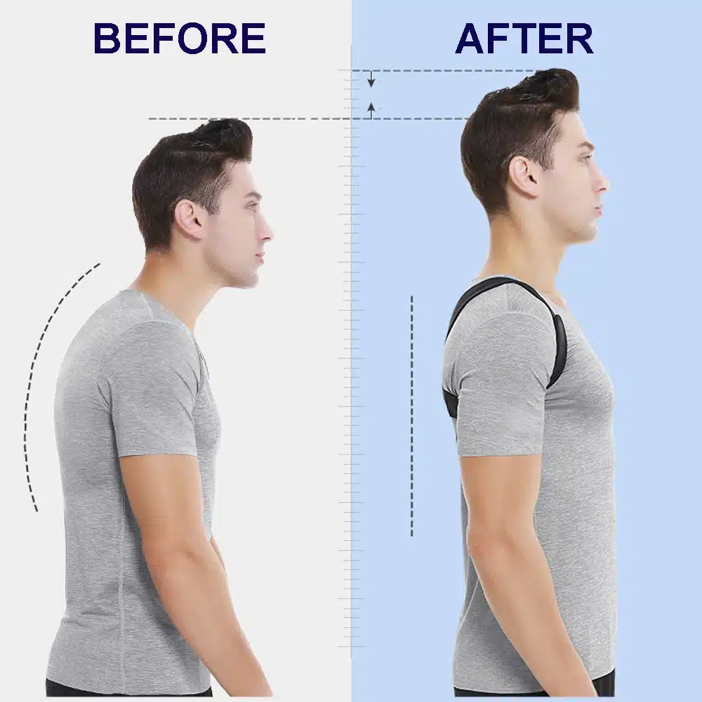 Corrige Tu Postura Con Estilo: Corrector Unisex Ajustable Y Eficaz Corrige Tu Postura Con Estilo: Corrector Unisex Ajustable Y Eficaz