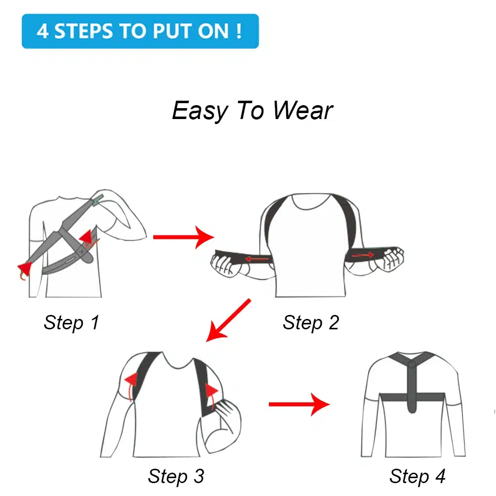 Corrige Tu Postura Con Estilo: Corrector Unisex Ajustable Y Eficaz Corrige Tu Postura Con Estilo: Corrector Unisex Ajustable Y Eficaz