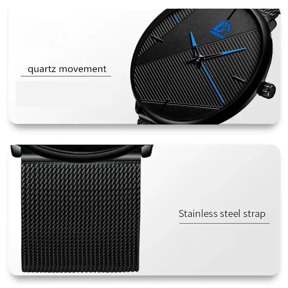 Esencial Reloj De Cuarzo Minimalista Para Hombre Esencial Reloj De Cuarzo Minimalista Para Hombre