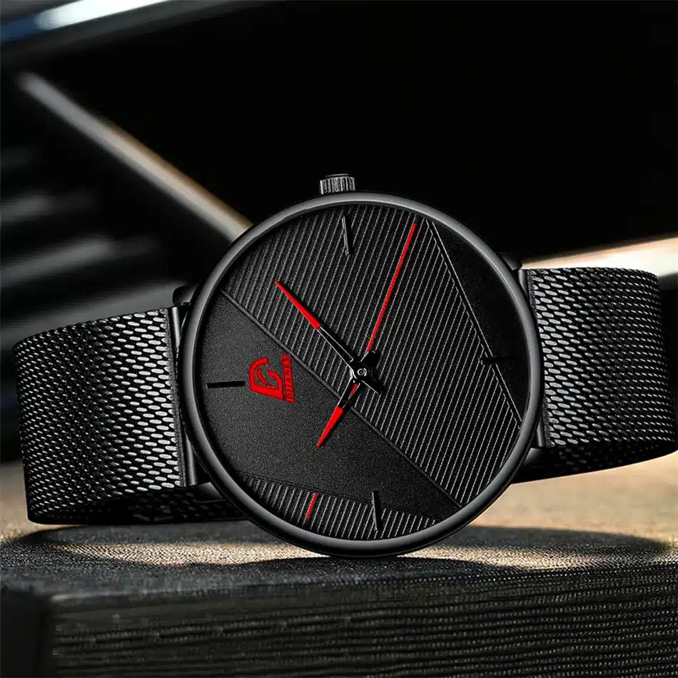 Esencial Reloj De Cuarzo Minimalista Para Hombre Esencial Reloj De Cuarzo Minimalista Para Hombre