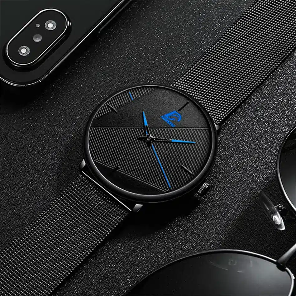 Esencial Reloj De Cuarzo Minimalista Para Hombre Esencial Reloj De Cuarzo Minimalista Para Hombre