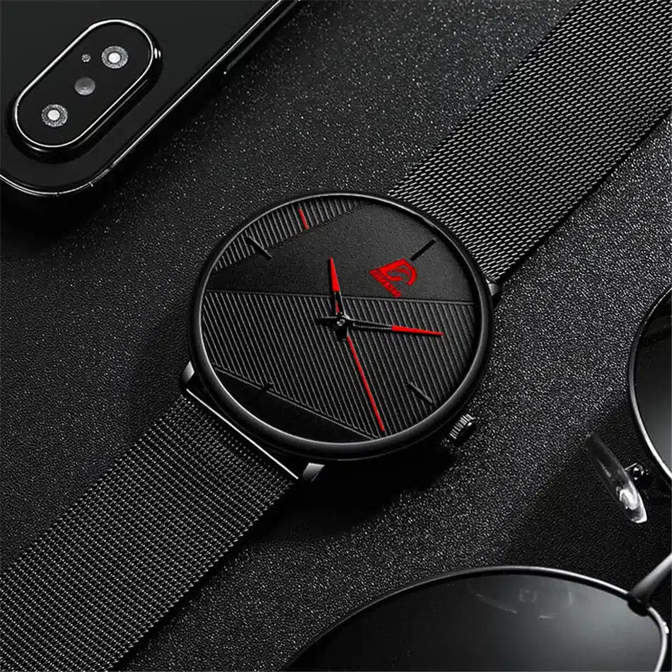 Esencial Reloj De Cuarzo Minimalista Para Hombre Esencial Reloj De Cuarzo Minimalista Para Hombre