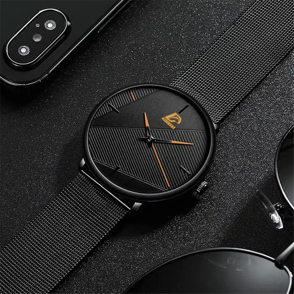 Esencial Reloj De Cuarzo Minimalista Para Hombre Esencial Reloj De Cuarzo Minimalista Para Hombre