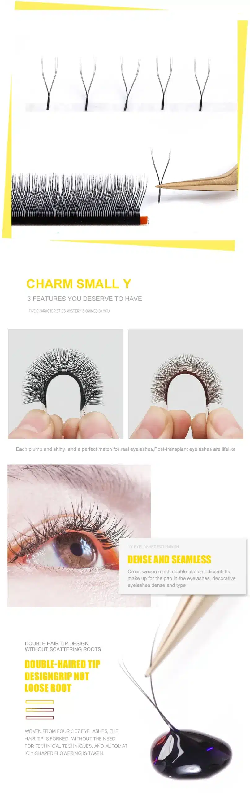Deslumbra Con Las Asombrosas Extensiones De Pestañas Yy Shape De Decemars
