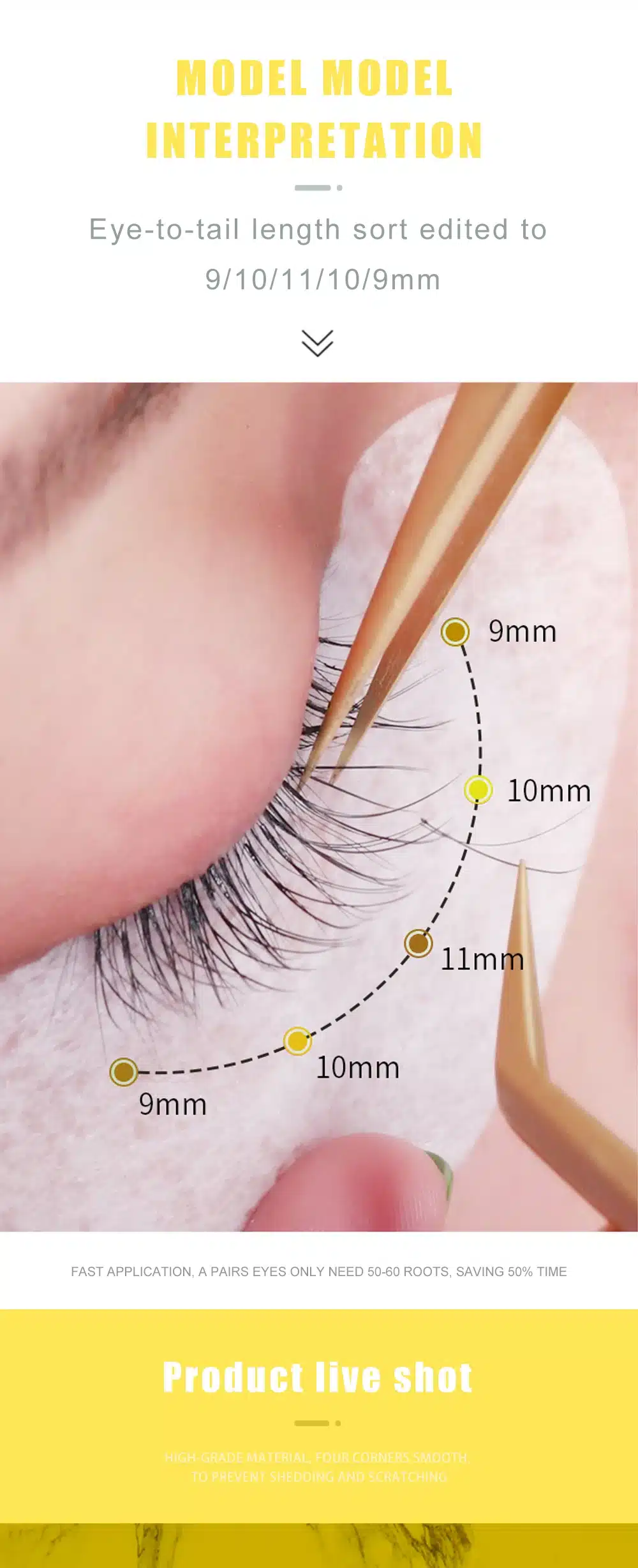 Deslumbra Con Las Asombrosas Extensiones De Pestañas Yy Shape De Decemars