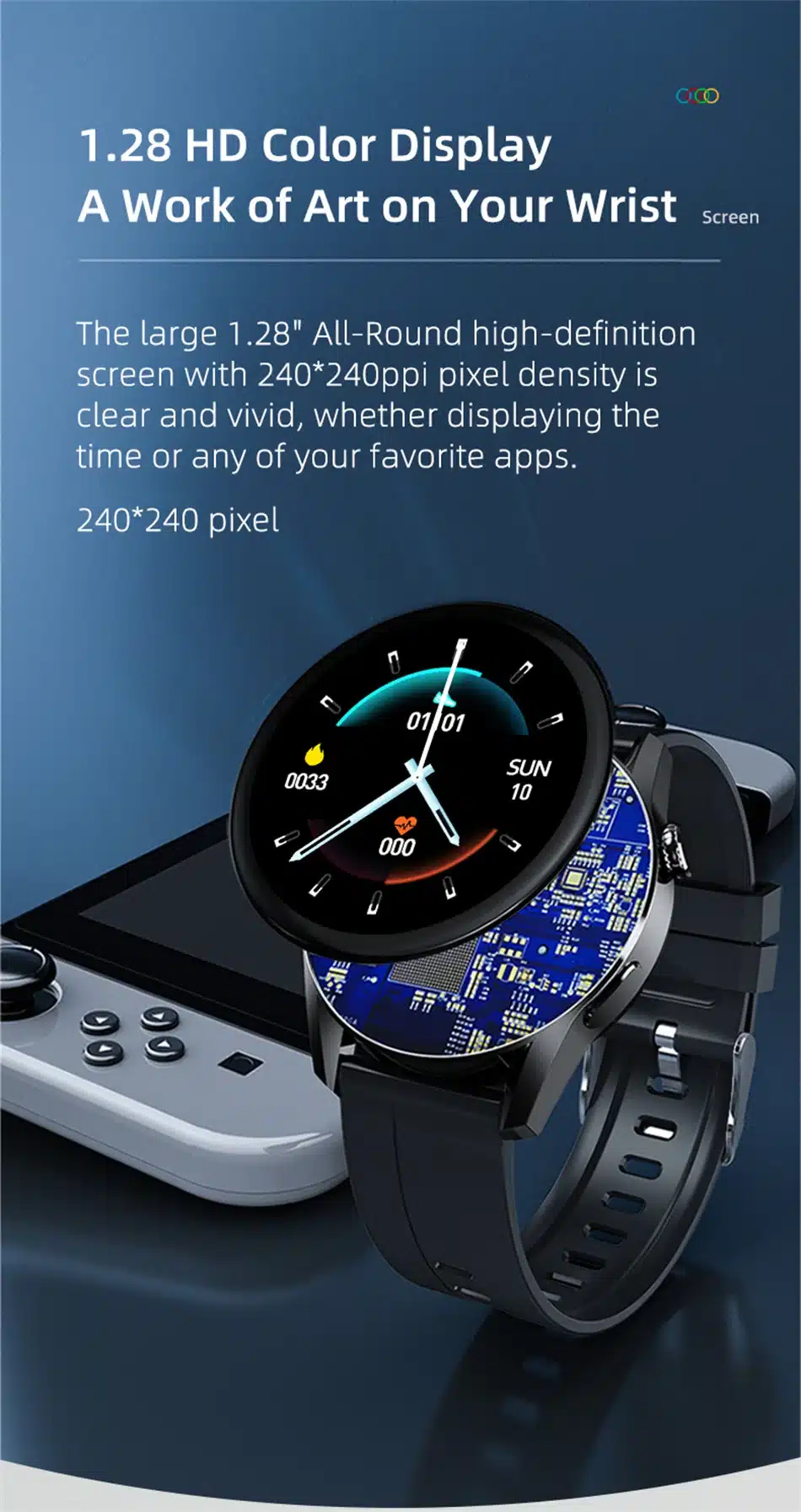 Fenomenal Reloj Inteligente Con Gps Integrado Para Hombre Fenomenal Reloj Inteligente Con Gps Integrado Para Hombre