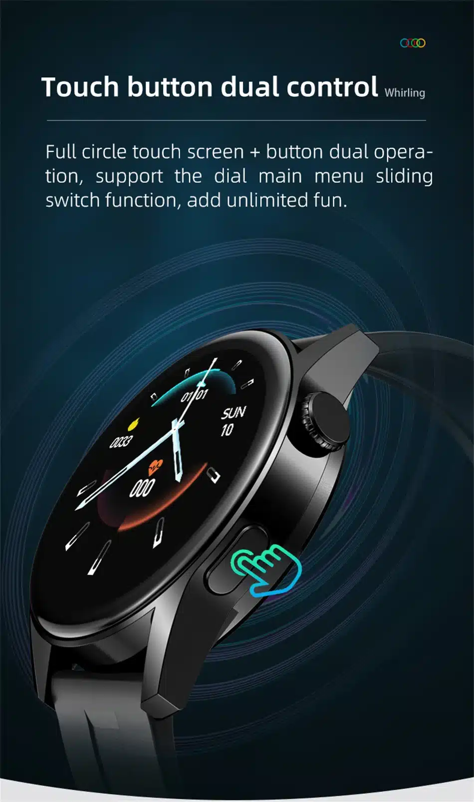 Fenomenal Reloj Inteligente Con Gps Integrado Para Hombre Fenomenal Reloj Inteligente Con Gps Integrado Para Hombre