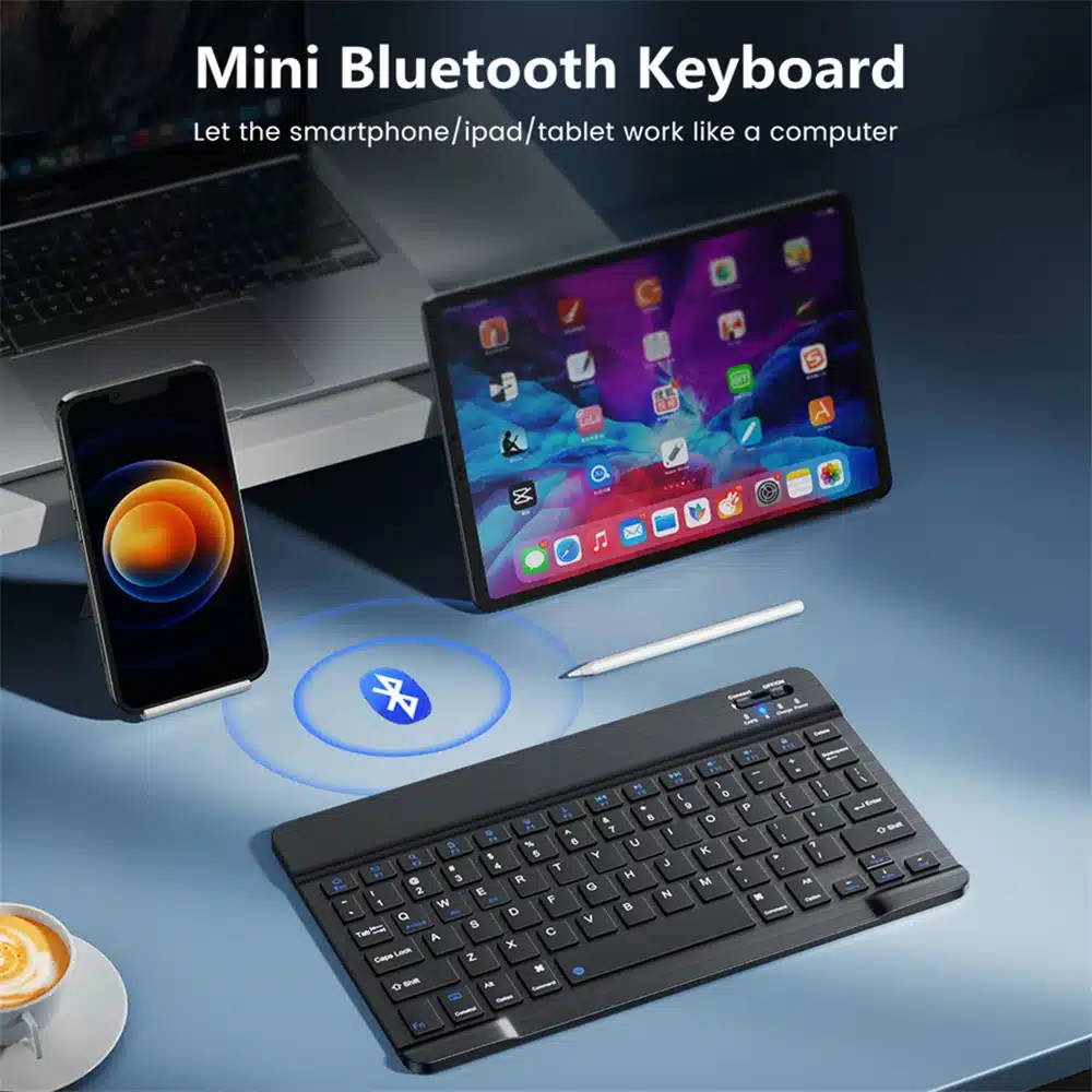 Fenomenal Teclado Inalámbrico Bluetooth Para Tabletas Fenomenal Teclado Inalámbrico Bluetooth Para Tabletas
