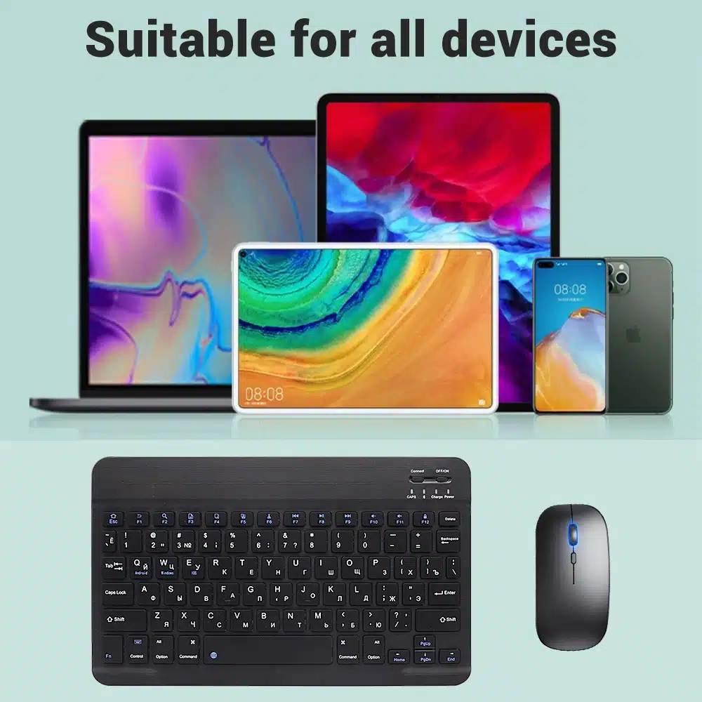 Fenomenal Teclado Inalámbrico Bluetooth Para Tabletas Fenomenal Teclado Inalámbrico Bluetooth Para Tabletas