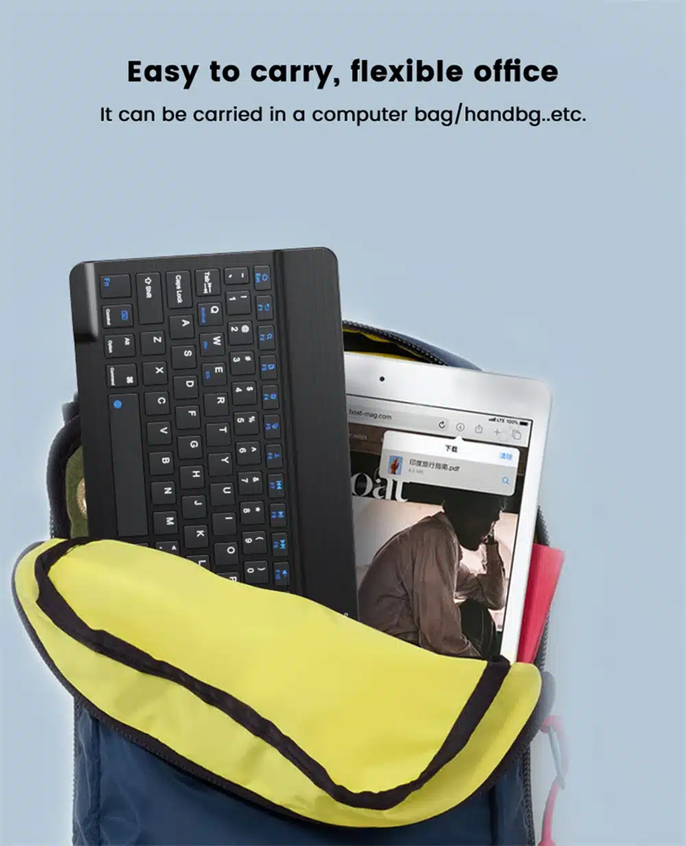 Fenomenal Teclado Inalámbrico Bluetooth Para Tabletas Fenomenal Teclado Inalámbrico Bluetooth Para Tabletas