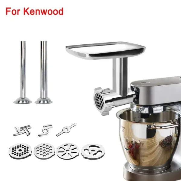 kf S81cff4bef1b74481a4bf613ec63bed9bx Juego de molinillo de alimentos para Chef KenWood accesorio mezclador de pie herramientas de molienda de