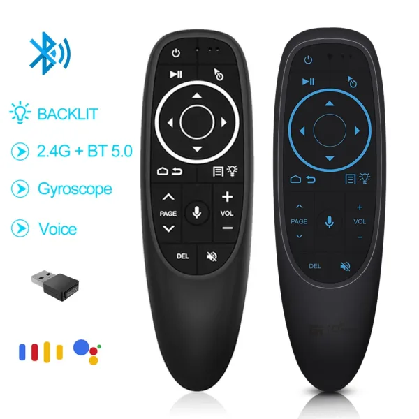 kf Sd3f2f4213be74c0385352ca8dbeb0767H Mando a distancia G10SPRO para Android TV Box dispositivo inal mbrico de 2 4G con Control