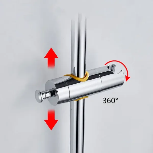 kf Sf49a80a14b5249d1bf238930d6eeaf0fE Soporte de cabezal de ducha giratorio barra de soporte ajustable de 360 18 25mm colgador de