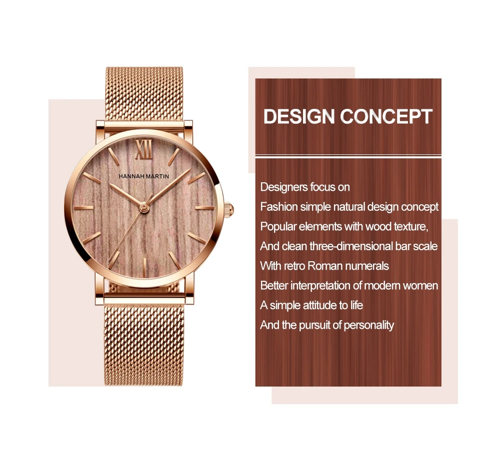Reloj De Pulsera De Lujo Para Mujer De Banda De Acero Inoxidable De Calidad