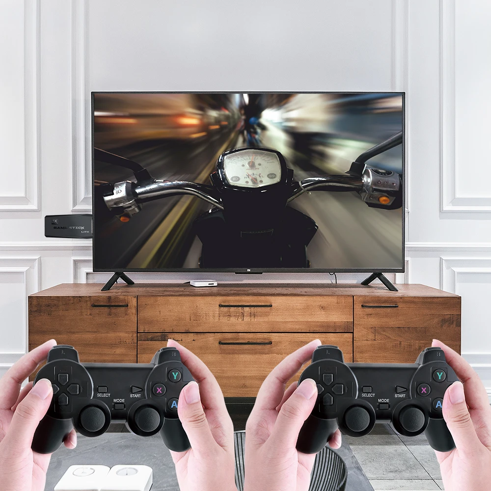 Boyhom 4K Hd Consola De Videojuegos 2,4G Doble Controlador Inalámbrico Reproductor De Juegos Boyhom 4K Hd Consola De Videojuegos 2,4G Doble Controlador Inalámbrico Reproductor De Juegos