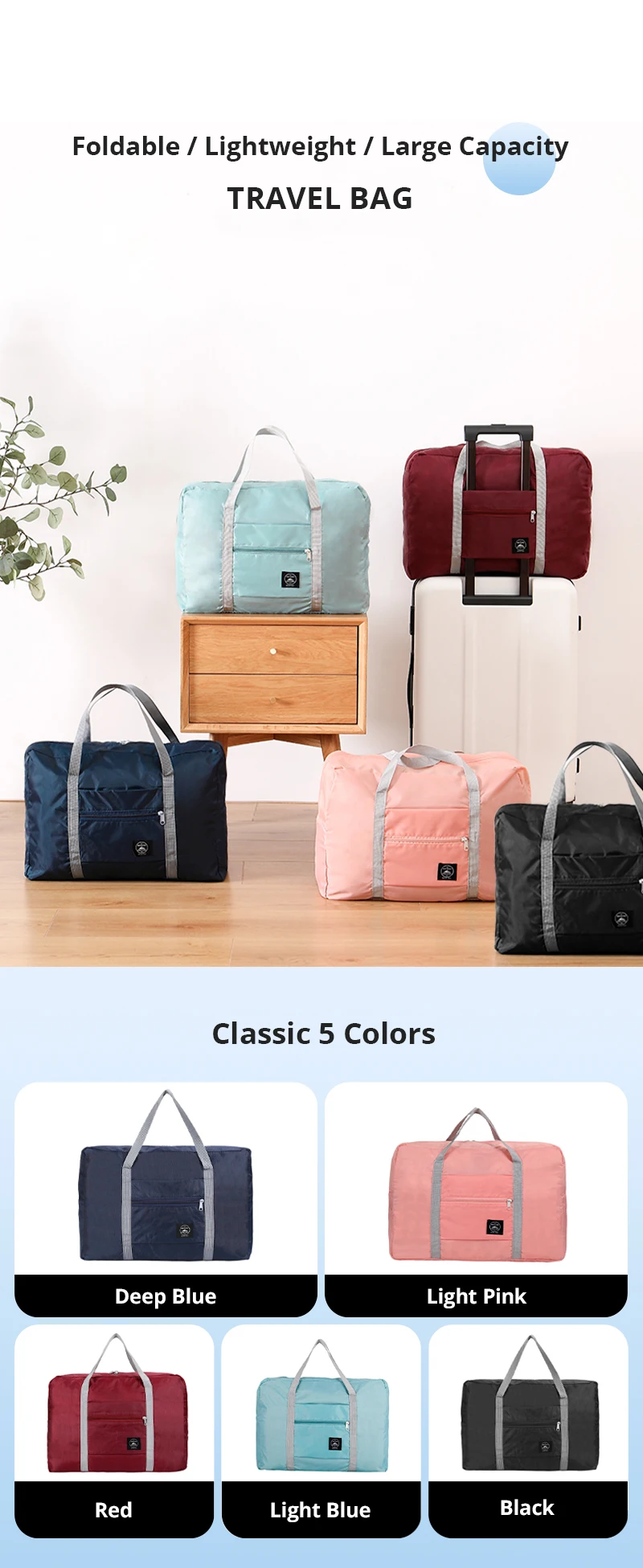 Bolsa De Viaje Plegable: La Solución Compacta Para Tus Aventuras