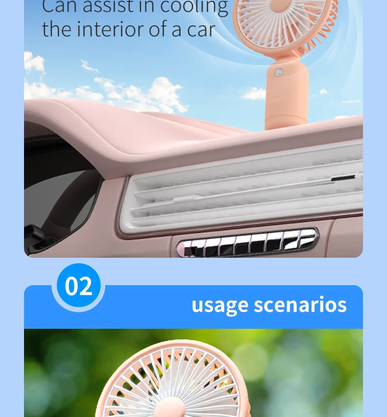 Mini Ventilador Portátil: Refrescante Y Práctico