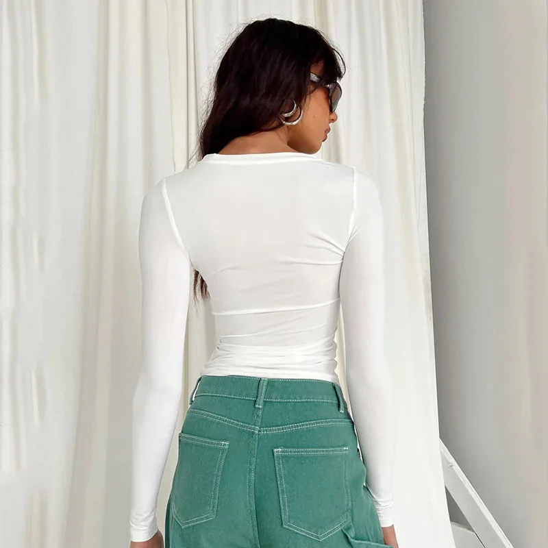 Camisetas Informales De Manga Larga Para Mujer: Estilo Y Comodidad En Una Prenda