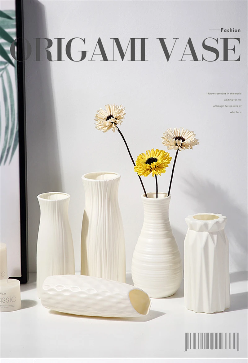 Florero De Plástico Decorativo: El Toque Perfecto Para Tu Hogar