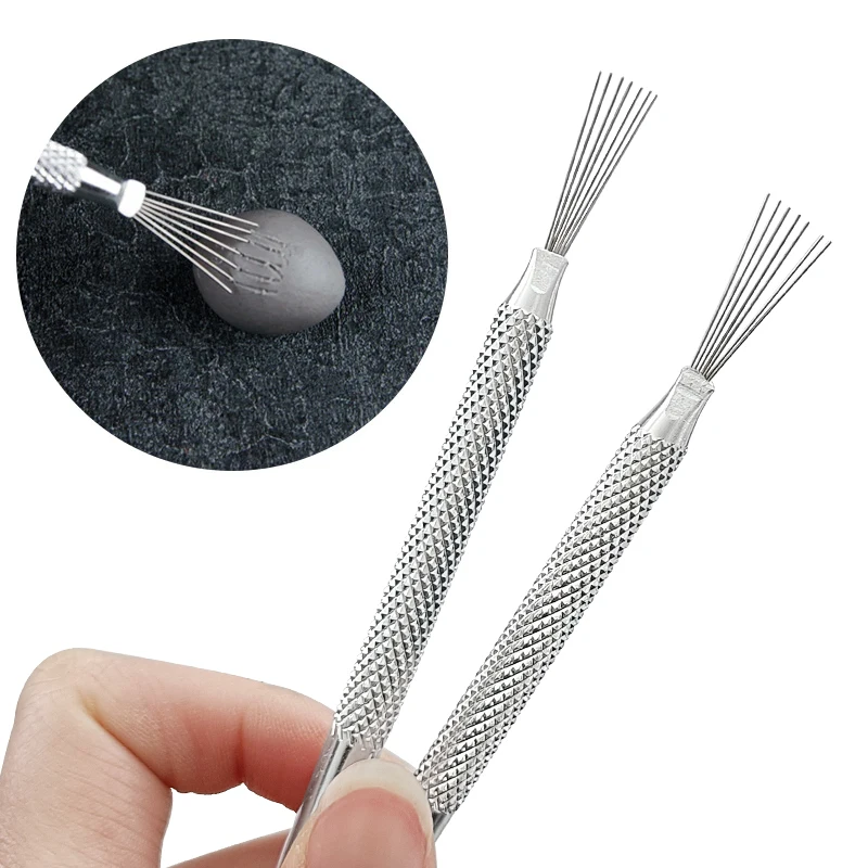 Herramientas De Cerámica Con Textura De Alambre De Pluma: Crea Diseños Únicos
