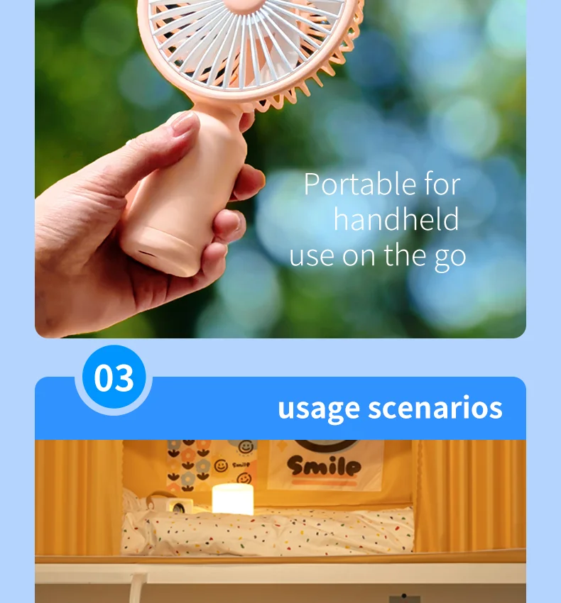 Mini Ventilador Portátil: Refrescante Y Práctico