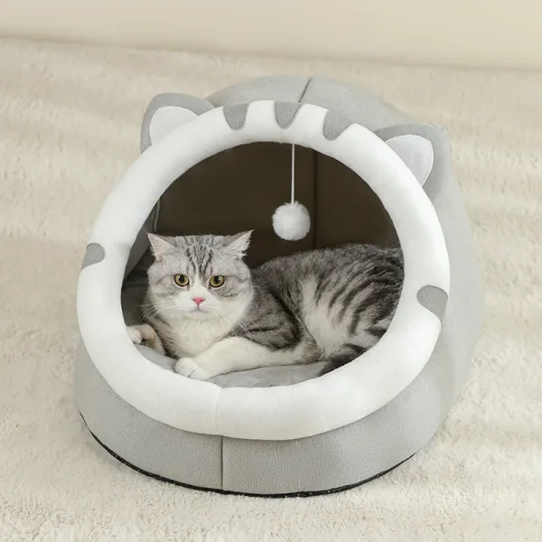 Cama Súper Cálida Para Mascotas, Casa Para Gatos