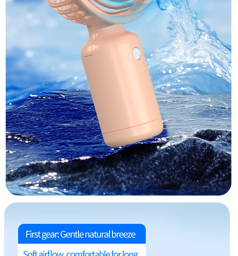 Mini Ventilador Portátil: Refrescante Y Práctico